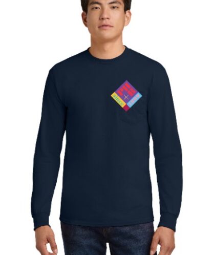 Ultra Cotton® 100% US Cotton Long Sleeve T-Shirt with Pocket